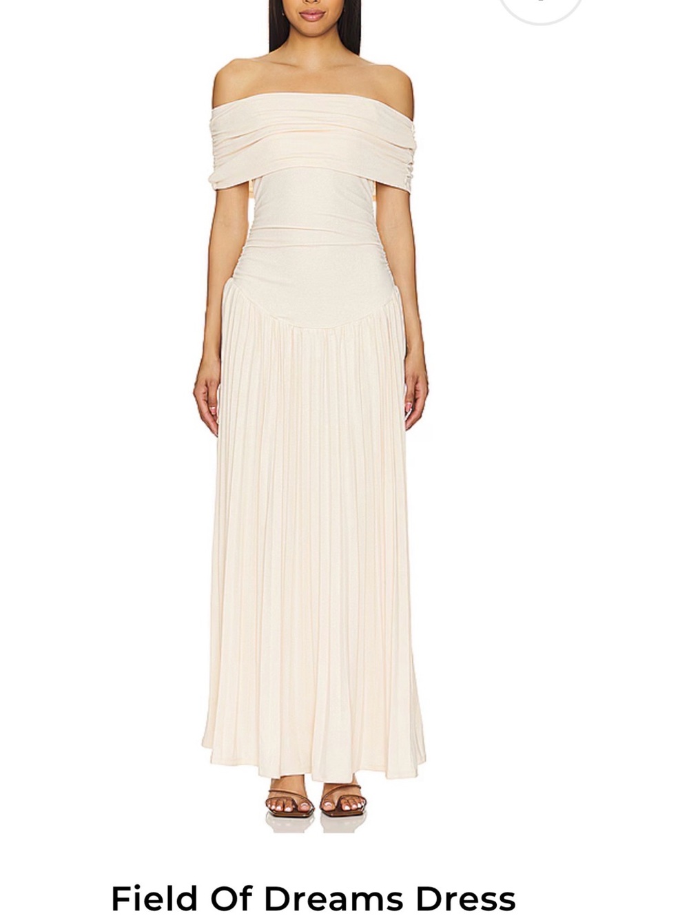 LIONESS - FIELD OF DREAMS DRESS - OATMEAL - Picture 2 of 2